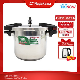 NỒI ÁP SUẤT INOX NAGAKAWA NAG1452