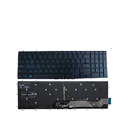Bàn phím dành cho Laptop Dell Inspiron 15-7566 15-7567 15-7577 15-7586 Keyboard US Backlit màu xanh 