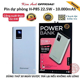 Mua Sạc dự phòng Ham mer H-P85 22.5W - 10.000mAh  Kim Ánh cam kết hàng chính hãng bảo hành 12 tháng