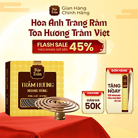 Mua Trầm Hương Khoanh 4 Giờ – Hộp Vàng 12 Miếng | Bảo Trầm | Thơm Sâu Tự Nhiên  Không Hóa Chất
