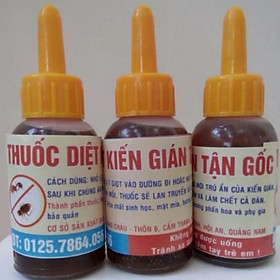 Combo 3 Thuốc Diệt Kiến Gián Gia Truyền Sinh Học