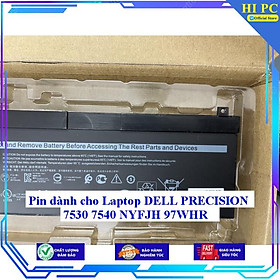 Mua Pin dành cho Laptop DELL PRECISION 7530 7540 NYFJH 97WHR - Hàng Nhập Khẩu