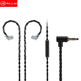 Dây cáp nối dài tai nghe có micro bằng đồng 5n Ofc Jc08S 8 sợi 2 chân 0.78mm Mmcx 3.5mm chất lượng cao