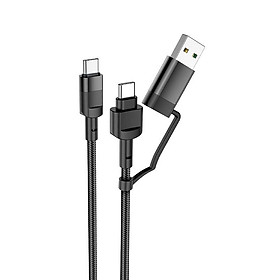 Mua Cáp sạc nhanh 100W  truyền tải dữ liệu đa năng 2 trong 1 Type-C sang Type-C / USB cao cấp OLAPLE (màu ngẫu nhiên) - Hàng nhập khẩu