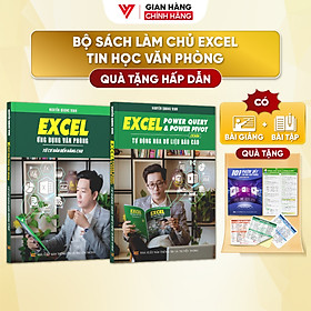 Combo 2 Sách Power Query & Power Pivot Và Excel Cơ Bản Đến Nâng Cao Kèm Video Khóa Học