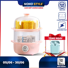 Máy Hấp Trứng Mini (2 Ngăn) LOTOR ZDQ-01 - Hàng Chính Hãng