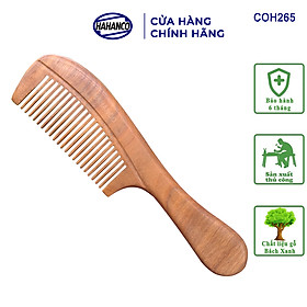 Lược gỗ Bách Xanh có mùi thơm nhẹ (Size: L - 19cm) COH265 - Chải tóc làm dịu tâm trí giảm căng thẳng - Giúp Tóc Suôn & Mềm Không Làm Rụng