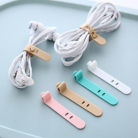 Mua Set 4 Dây Quấn Silicon Buộc Tai Nghe  Cáp Sạc