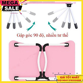 Bàn Học Gấp Gọn Thông Minh Có Khe Để Ipad Điện Thoại + Tặng Bàn Chải Đánh Răng  - Giao Hàng Toàn Quốc