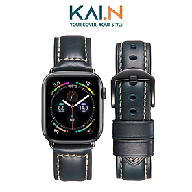 Mua Dây Đeo Da Dành Cho Apple Watch Series 1-8/ Apple Watch SE/ Apple Watch Ultra Sáp Dầu Chống Nước Classic Italia Leather- Hàng Chính Hãng