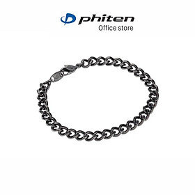 Vòng tay Phiten carbonized titanium chain TC661025/TC661027