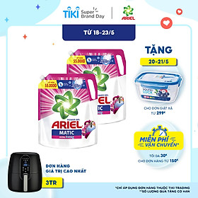 Combo 2 Nước Giặt Ariel Matic Hương Downy 3.2kg