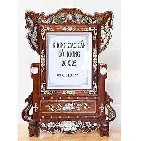 Mua KHUNG HÌNH GỖ HƯƠNG CAO CẤP 20 X 25