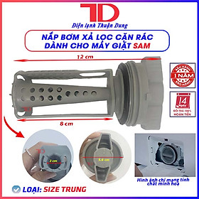 Nắp bơm xả lọc cặn rác dành cho máy giặt Sam, hàng chính hãng