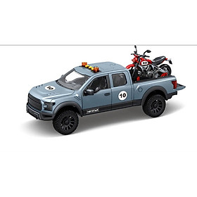 TOYSTAR - 666-90P Mô hình xe bán tải cảnh sát màu ghi (KT 41x16x19cm)