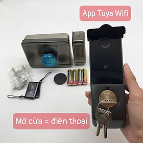 Mua Khóa cửa thông minh chống nướcG04W.1M - 1 mặt vân tay + App Tuya wifi mở cửa từ xa ( Hàng nhập khẩu)