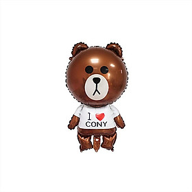 Bóng Hình Bóng Gấu Brown Size Trung