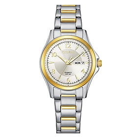 Đồng Hồ Nữ Citizen Dây Thép Không Gỉ EQ0595-55A - Mặt Trắng (27.5mm)