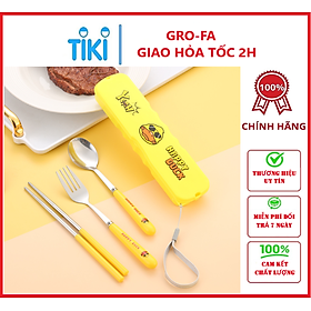 Mua Bộ Muỗng Đũa Nĩa Hình Vịt Dễ Thương - Hàng Chính Hãng