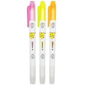 Vỉ 3 Bút Dạ Quang Pokemon - Plus 600-V024