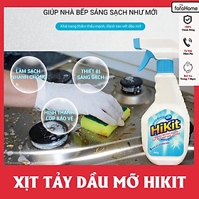Mua Chai Xịt Tẩy Dầu Mỡ Nhà Bếp HiKit 500g  Tẩy Dầu Mỡ Lưới Lọc Hút Mùi Mặt Bếp Gas Bếp Từ Đáy Xoong Nồi Đáy Chảo Tường Gạch 500g