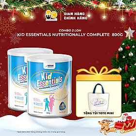 Combo 2 Lon Sữa Kid Essentials Sữa Úc Nestlé Health Science Cho Trẻ Biếng Ăn, Chậm Tăng Cân 800g - Bao Bì Mới [NHẬP KHẨU CHÍNH HÃNG]