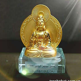 Tượng oto - tượng hợp kim mạ vàng 11-12cm loại đẹp 1 - 3 mặt cao cấp