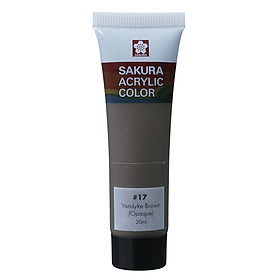 Cá Chép - Màu Acrylic - 20ML - VANDYKE BROWN - XAC20#17