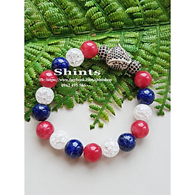 Vòng tay báo mix charm thiết kế phong cách Mỹ