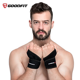 Hình ảnh Băng quấn trợ lực khớp cổ tay tập gym, tập boxing GoodFit vải đục lỗ thoáng khi, đệm xốp êm ái GF302W