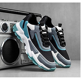 Giày Thể Thao RT Sneakers HHT-Trẻ Trung G0100 Đế Màu kết hợp tăng chiều cao