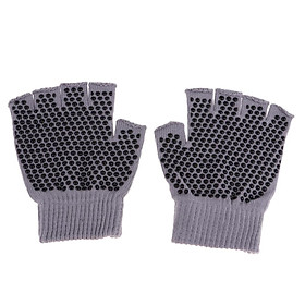 Yoga Gloves Half Finger Workout Fitness Glove with Anti-Slip Beads