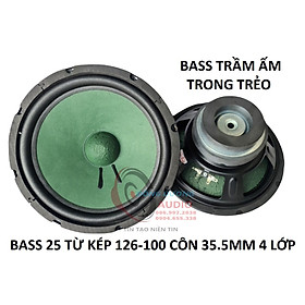 Mua LOA BASS FULL 25 TỪ KÉP MÀNG XANH DÙNG CHO LOA KÉO VÀ AMPLI NHỎ - GIÁ 1 LOA - ĐÔI LOA FULL BASS 2 TẤC RƯỠI TỪ KÉP