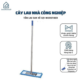 Hình ảnh Cây Lau Nhà Công Nghiệp San Hô Sợi Microfiber 60cm , Chổi Lau Bẹ San Hô 360 Siêu Sạch Siêu Thấm Hút Tiết Kiệm - Chính Hãng MINIIN