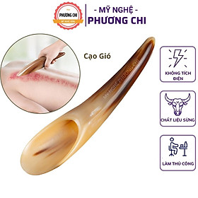 Dụng cụ cạo gió sừng day ấn huyệt bằng sừng giúp lưu thông khí huyết | Mỹ Nghệ Phương Chi