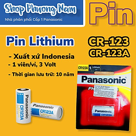 Pin Lithium Panasonic CR-123AW (Hàng chính hãng)