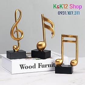 Mua Decor bộ 3 nốt nhạc trang trí để bàn. Trang trí nội thất sáng tạo nghệ thuật phong cách Bắc Âu.