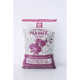 Đá pumice đá bọt Namix Size 10-20mm - Trồng hoa lan, lót đáy chậu - gói 5 Lít 2,5-3kg