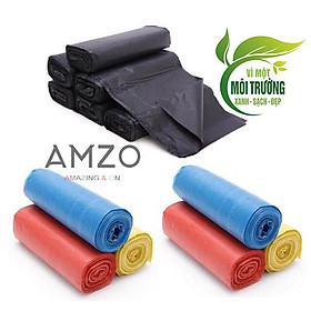 Mua Combo 10 Cuộn túi đựng rác sinh học tự phân hủy AMZO Nhiều màu (55x65cm)