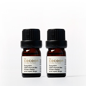 Bộ 2 Dung dịch chấm mụn bí đao cocoon 5ml