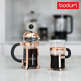 Mua Bình pha trà  cà phê kiểu Pháp Bodum Chambord màu vàng đồng 350ml 1923-18  xuất xứ Bồ Đào Nha
