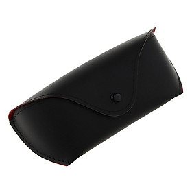 Women Men Eyeglasses Case Soft Leather Sunglasses Holder Box Cover Portable