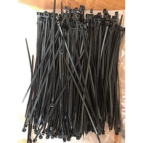 Túi 500 sợi dây rút nhựa đen, dây thít đen 20cm (4x200mm)