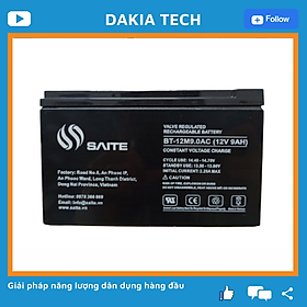 Ắc quy Saite 12V 9Ah Model BT-12M9.0AC