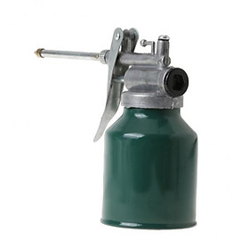 2X Car Mini 250ml High Pressure Pump Oiler Oil Can Metal  For Lubricants