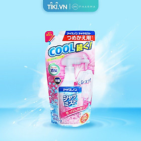 Xịt Lạnh Quần Áo Làm Mát Cơ Thể Ice Non Hakugen Earth Hương Xà Bông Nhật Bản