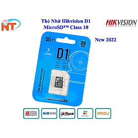 Thẻ Nhớ Hikvision 64G/32GB MicroSD Class 10 D1 Tốc Độ Cao Box Xanh Chuyên dùng cho Camera, Điện Thoại, Máy Ảnh... - Hàng Chính Hãng BH 7 Năm