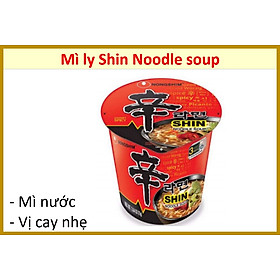 Combo 2 ly - mì ly shin ramyun 68g