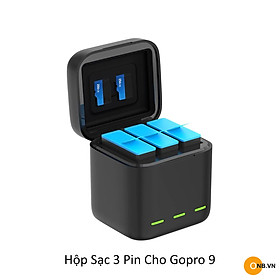Mua Hộp sạc Telesin Type C  Dành Cho Gopro 11 10 9 - sạc 3 pin 1 lúc