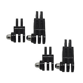 4 Pieces Long & Short Straight Joint Mount Adapter For Sport Camera Camcoder